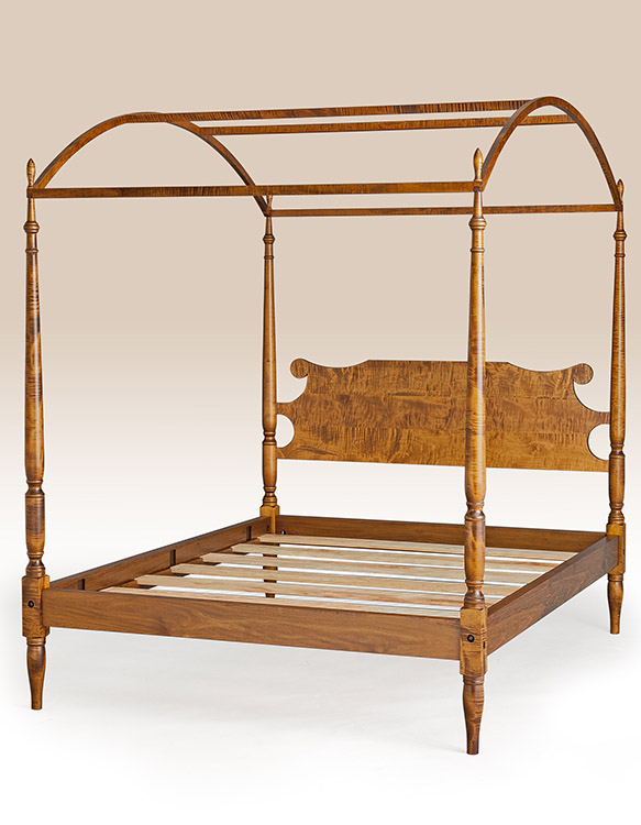 Historical Hamlin Arched Canopy Bed Image