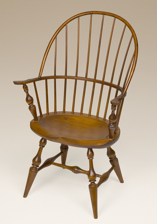 Sack-Back Windsor Armchair - Old Maple Finish Image