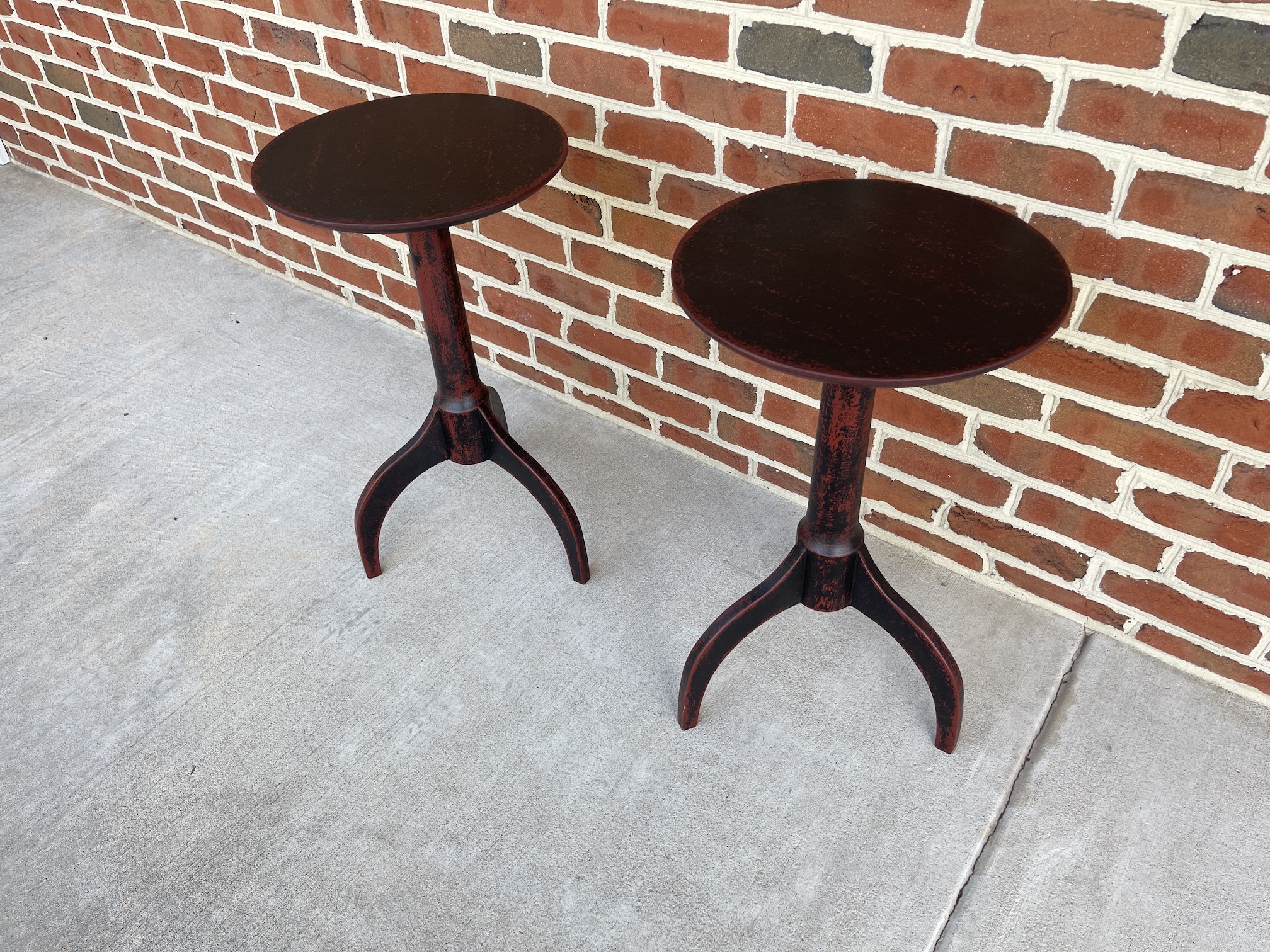 Pair of Shaker Candle Stands Image