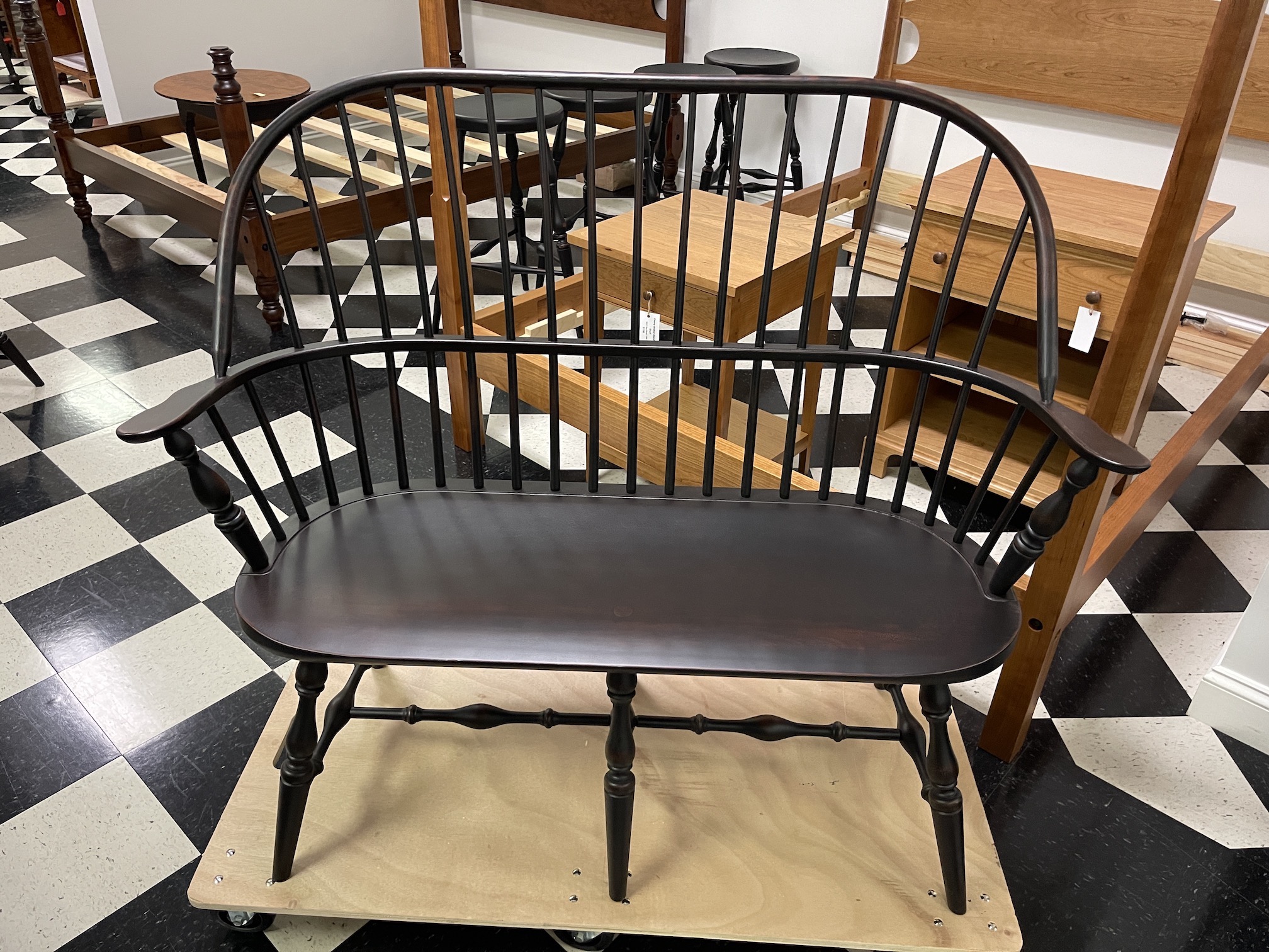 Pair of Sack Back Windsor Settees at Great Windsor Chairs