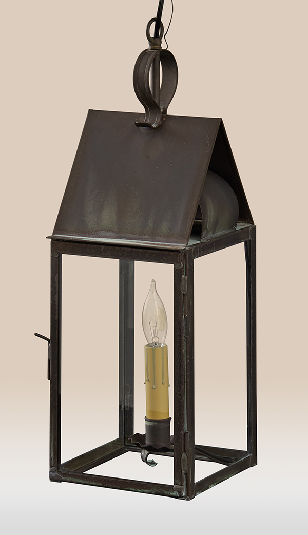 Outdoor Brass Shaker Hanging Light Image