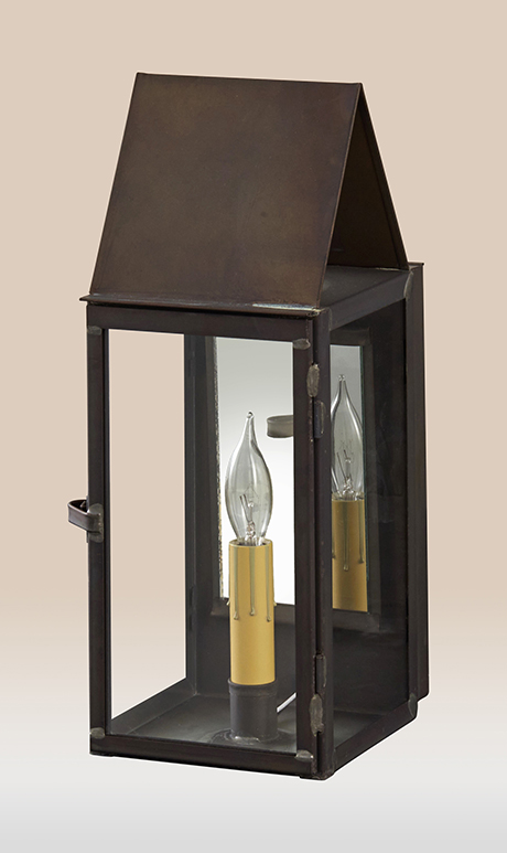 Outdoor Brass Shaker Wall Sconce Image