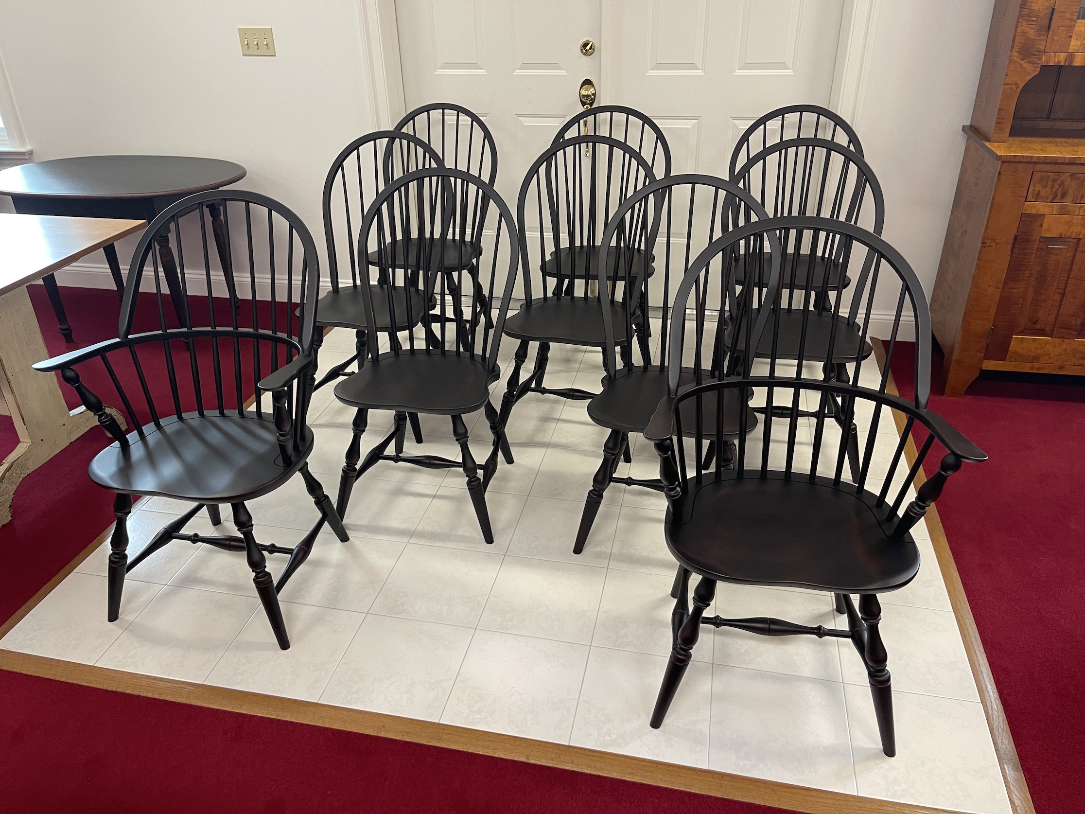 Set of 10 Dining Chairs Image