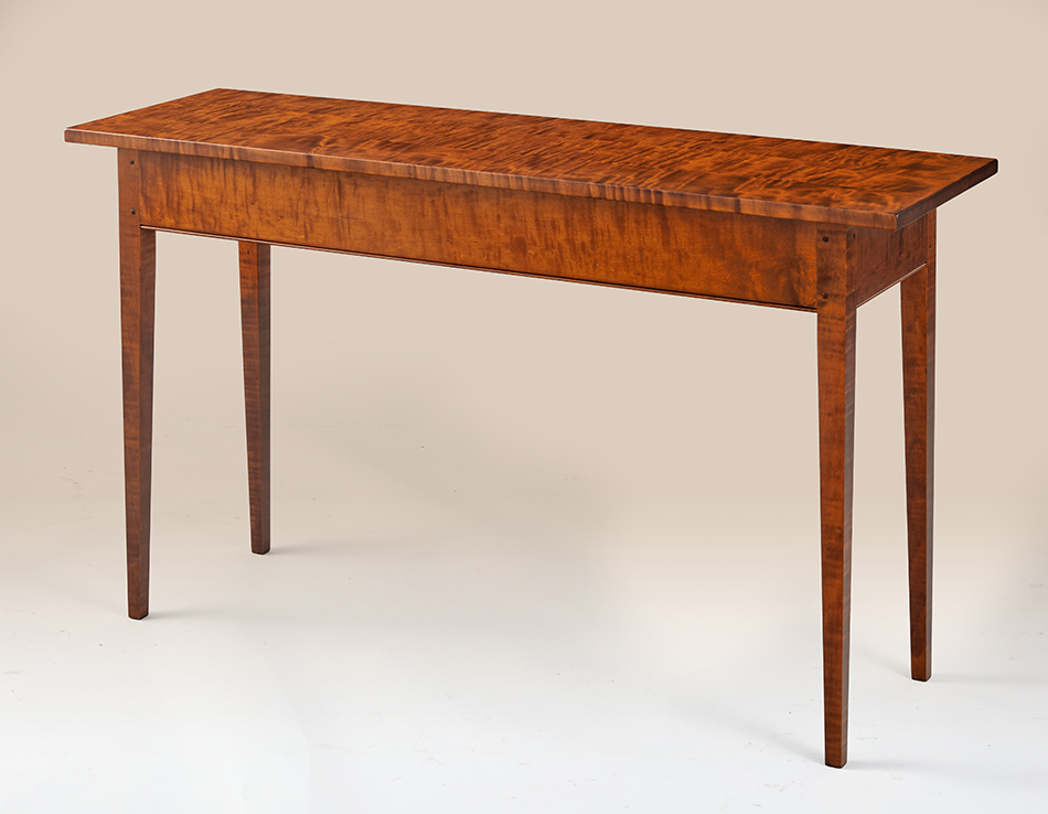 Tiger Maple Shaker Hall Table Image