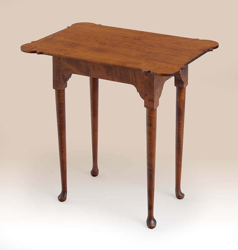 Tiger Maple Wood Farmhouse Stand Image