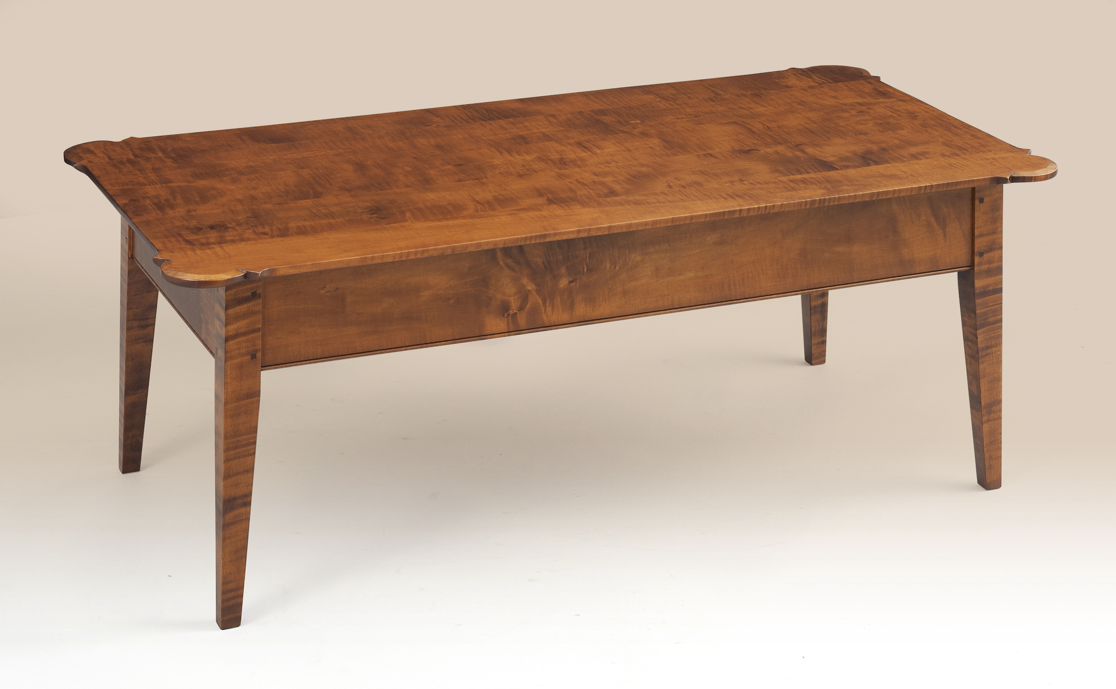 Tiger Maple Wood Coffee Table Image