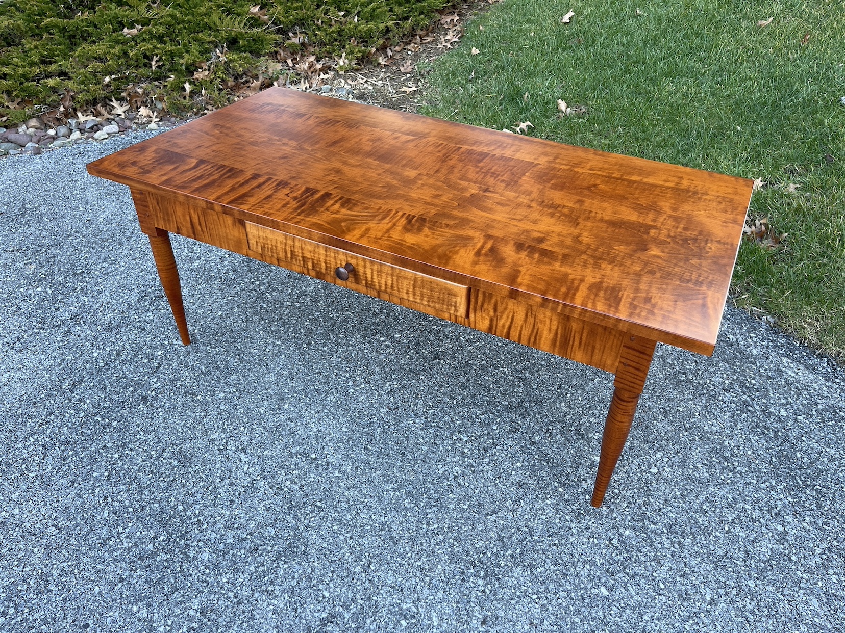 New Tiger Maple Wood Coffee Table Image