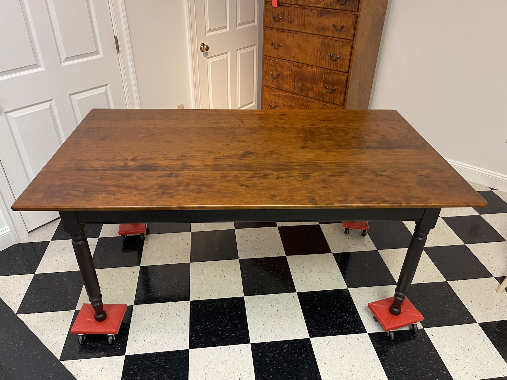 6ft X 40in Lancaster County Plank Top Farm Table Image