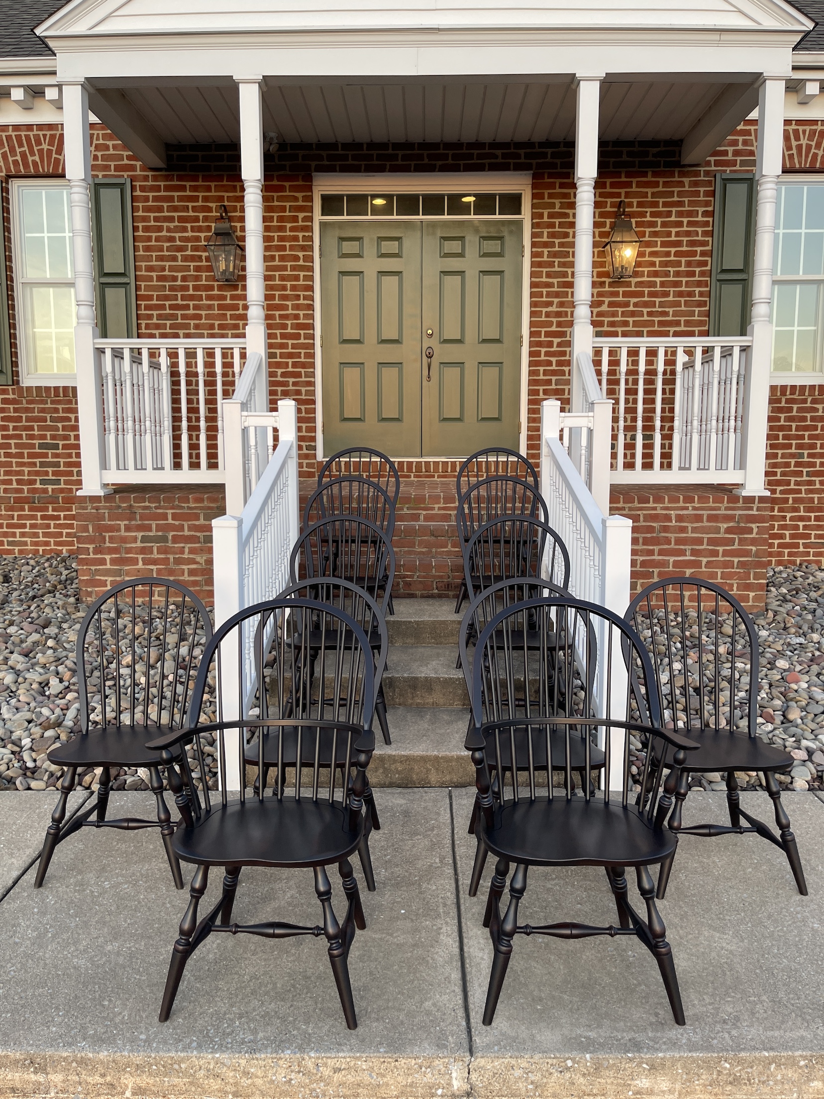 Set of 12 Windsor Chairs Image