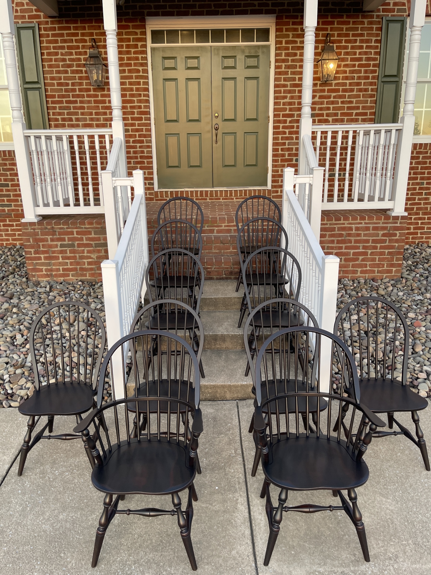 Set of 12 Windsor Chairs - SOLD